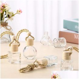 Perfume Bottles Wholesale Car Per Bottle Diffusers Pendant Ornament Air Freshener For Essential Oils Fragrance Refillable Dr Dhgarden Dhn6F