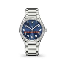 Women's Luxury Watches PATEKS PHILIPES TWENTY-4 Automatic Round Ladies Watch 36mm Blue Dial 7300/1200A-001 HB90