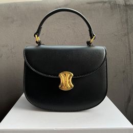 Mini sela triomphe crossbody saco de embreagem luxo designer tote bolsa melhor vendedor mulheres homem carteira brilhante bezerro com alça de ombro senhora bolsa sacos