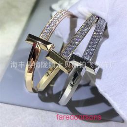 Luxury Bangle designer Jewellery man bracelet High quality TifanismV gold plated precision carved rough T1 diamond bracelet with With Original Box