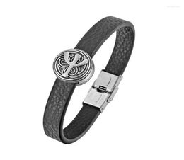 Bangle Viking Beads For Paracord Bracelets Algiz Norse Runes Charms DIY Send Men039s GiftBangle Lars228031855