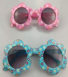 2022 New Sun Flower Round Cute Kids Sunglasses for Boy Girls Toddler Lovely Baby Sun Glasses Children Oculos De Sol5600770