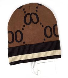 Snow Beanies Women Men Winter Woolen Caps With Checked Knitted Fashion Ski Cap Unisex Brand Skull Caps Warm Hat2911204