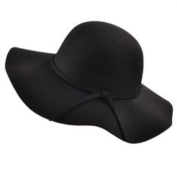 Women Wide Brim Hat Accessories Vacation Floppy Travel Bowknot Elegant Foldable Casual Ribbon Band Beach Autumn Sun Protection Sti1873293