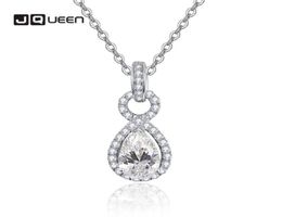 7*10mm 2.8ct Teardrop-shaped Zircon Pave Small Diamonds Pendant S925 Silver Necklace Chain Women Wedding Gift Jewelry Chains7607532
