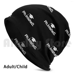 Berets Phd Grad Gift-Phinished Beanies Knit Hat Hip Hop 2023 Graduate Commencement Graduationate