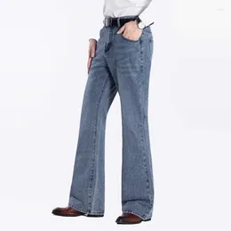 Men's Jeans Denim Flare Casual Versatile Wide Leg Fashionable Big Pants