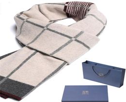 Men039s scarf pure wool and cashmere winter highquality comfortable and versatile scarf men039s winter warmth holiday 6650420