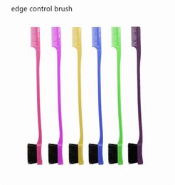 Double Sided Edge Brushes Hair Comb Hair Styling Hairdressing Salon Hair Comb Brushes Eyebrow Brush 50pcs5725075