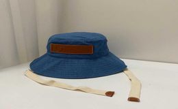 LOO Hats Caps Cloches Designer luxury Round sunshade fisherman hat Fashion trend style laceup fisherman hat English big brim hat 2181131