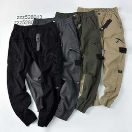 Designer Men's Stones Cargo Top Pants Dad Leggings Work Pants Loose Size Wide Leg Harlan Pants Casual Radish Pants Autumn and Winter Pocket Work Sports Pants