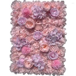 Decorative Flowers Artificial Rose Wall Embroidery Flower Rows Wedding Supplies Silk Decoration Studio Image Background