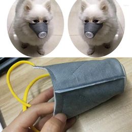 Dog Apparel Anti Smog Breathing Mask Pet Face Supply Prevent Germs Bacteria Automobile Exhaust Adjustable Mouthpiece Cover