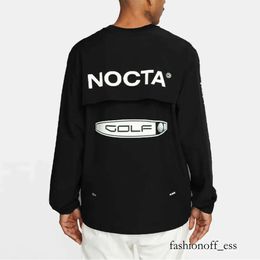 Advanced Design Mens Hoodies US Version Nocta Golf Co Branded Draw Breathable Quick Drying Leisure Sports T-shirt Long Tidal Flow Design 788 565