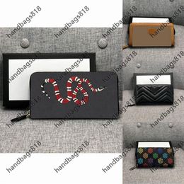 Designer wallets men purse long wallet single double zippy purses fold short women Whole Classic pattern animal solid Colour pl257Y