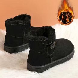 Casual Baby Snow Boots for boys and girls Kids Snow Boots Sheepskin Real Fur Shoes Children Geanuine Leather Australia Shoes