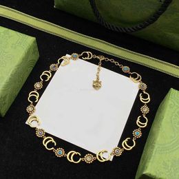 Chains Gold and silver gemstone sunflower chain necklace brand designer necklaces specially designed for women Personalised Designer Jewellery Wedding Bridal Gift
