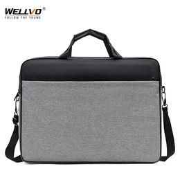 Bags Waterproof Men Women Briefcase 15.6 17 Inch Laptop Bag A4 Documents Pouch Phone Handbag Office Business Travel Organizer X89c