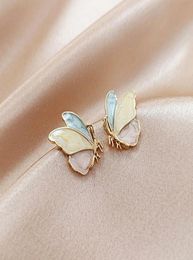Cute Fine Butterfly S925 Needle Stud Earrings For Women Designer Creativity Luxury Jewellery Stereoscopic Accessories Party2045713
