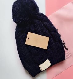 Fashion8 Colours Fashion Women Knitted Caps Crochet Knitting Wool Beanie Warm And Soft Beanies Brand Skull Caps 90g Whole9156509