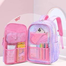 Children School Bags Orthopaedic backpack For Girls Boys Waterproof Backpacks 2 sizes Book bag Toddler Knapsack Mochila escolar 231226