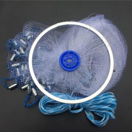 Accessories Finefish Aluminum Ring Usa Cast Nets 2.4m4.8m Easy Throw Fly Fishing Net Tool Small Grid Outdoor Hand Throw Catch Fish Network