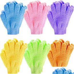 Bath Brushes, Sponges & Scrubbers Moisturizing Spa Skin Care Cloth Bath Glove Brushes Exfoliating Gloves Face Body Bathes Mitten Ss022 Othiu