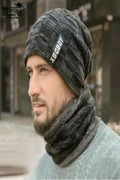 Designer Hat And Scarf Set Cycling Face Mask Thick Winter Warm Wrap Neck Ring For Men Outdoor Sport Hats Scarves55846951482801