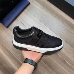 Luxury Brand Macro Re-Nylon Sneakers Shoes Brushed Leather Men's Outdoor Trainers Discount Comfort Platform Skateboard Walking Biking Hiking Shoe EU38-45 03