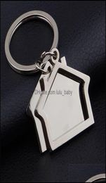 Rings Jewellery 10 PiecesLot Zinc Alloy Shaped Keychains Novelty Keyrings Gifts For Promotion House Key Ring C3 Drop Delivery 2021 2380464