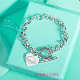 Designer Jewellery Tifanism Designer Bracelets T Family Classic OT Love Chain Bracelet Fashion Design Hand Jewellery Ladies Live With Original Box