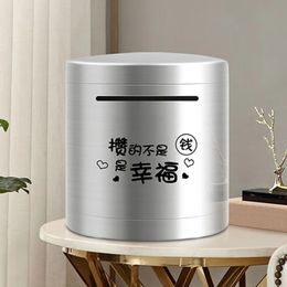 Adult Bank Saving Money Box Electronic Luxury Advanced Bedroom Piggy Bank Design Creative Cofre De Moeda Home Decoration 231225