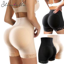 Women's Shapers High Waisted Shaper Waist Trainer BuLifter With Padded Control Panties Slimming Underwear Tummy Corset Shapewear