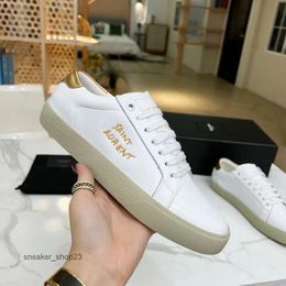 Couple One-to-one Shoes Fashion Sneaker Trainer Saint Sports Trendy Shipped with High-quality Yslhoes Full Leather Inside Outside Designer IDWP