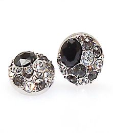 Antiqued Pewter Crystal Snap Button Chunk Charms For Noosa Bracelets and JewelryFits noosa braceletringsGINGERSNAPSrhodium pla8549604