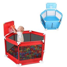 Gates Baby Playpen Fence Folding Barrier Kids Park Children Play Pen Oxford Cloth Game Infants Ball Baby Fencing Playground Play Yard