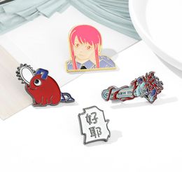 Anime Man Metal Badge Pin Badge Cosplay Pochita Souvenir Collection Brooch Pins Accessories Props2543310