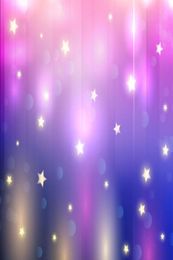 Bokeh Spots Blue and Purple Vinyl Pography Backdrops Sparkling Stars Po Booth Backgrounds for Children Birthday Party Studio4502497633729