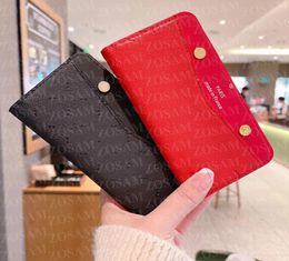 Luxury Wallet Leather Phone Cases for iPhone 14 Plus 14pro 13 13pro 14plus 12 12pro 11 Pro Max Folio Magnet Imprint Letter Flower 7652268