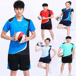 Skirts Professional Volleyball Team Suits Men Women Quick Dry Shorts Jersey Volleyball Set Training Sportswear Badminton/Tennis Shirt