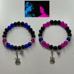 Beaded Strand 2pcs/set Fashion Couple Beads Bracelet Tv Girl Matching Bracelets Who Really Cares Inspired Friends Jewelry Gift