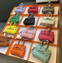 Mini Totes Handbag for girl kids purse Luxury bag tag designer bags lady key holder keychain ring case hook hanger airpods fashion cases earphone Accessories