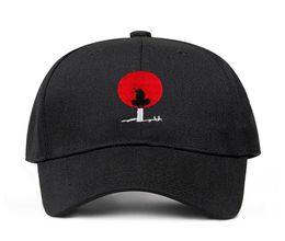 Uchiha Itachi Dad Hat 100% Cotton Anime Japanese Uchiha Sasuke Logo Embroidery Baseball Caps Snapback Hat2782277