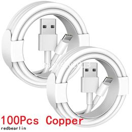 Fast Charging 60-100pcs Copper High Quality 1m 3FT Type c Micro USb Cable Charger Cables For Samsung S20 S22 S23 Xiaomi Huawei B1