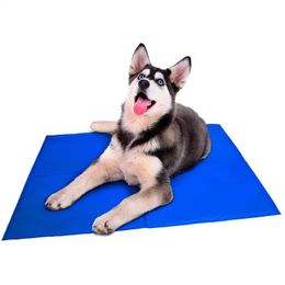 Apparel FML Pet Cooling Mat Summer Cool Dog Bed for Keeping Dogs Cool Ice Pad Dog Cooling Mat Gel Chihuahua Puppy Summer Keep Cool Bed LJ2