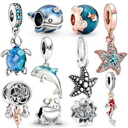 New High Quality Popular 925 Sterling Silver Cheap Silver Everest Glass Turtle Charm for Original Bracelet Women Jewelry4112724