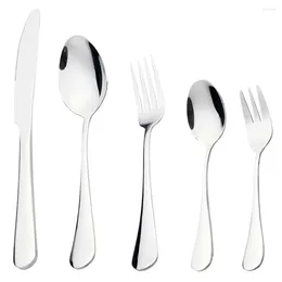 Dinnerware Sets Knife And Fork Stainless Steel Cutlery Set Tableware Dinner Spoons Kit