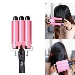 Dryers Professional Triple Barrel Hair Curler Hair Curling Iron Egg Roll Hair Styling Tools Hair Styler Wand Curler Irons Hair dryer