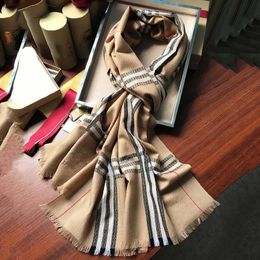 Scarves Designer cashmere scarf Winter women and women British long Scarf quality Headband fashion classic printed Cheque Big Plaid Shawls