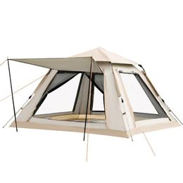 Shelters Swolf Outdoor Automaticfully Tent 5~8 Person Beach Quick Open Folding Camping Double Rainproof Camping Shelters One Bedroom